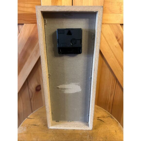 Coca Cola Coke Wall Clock Wooden Case Battery Operated Art Deco  Works (5623) - Picture 7 of 10